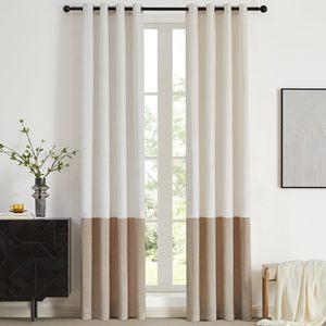 Rideaux entrelacés cachemire Scutt&Coles Zanzibar cousus main sur mesure