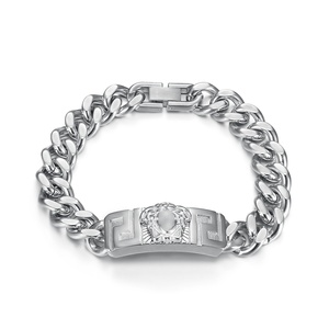 Bracciale da uomo in doppio tono, ispirato alla dea <span class=keywords><strong>greca</strong></span> della bellezza, con eleganza divina e gioielli squisiti. - Product Image 5