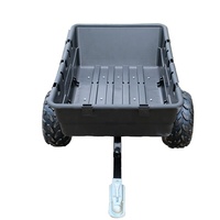 Remorque de vélo de ferme de jardin extérieur de haute qualité, remorque de moto de pelouse et de vtt, remorque de chariot de décharge utilitaire