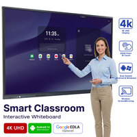 Pizarra Electrónica Táctil Inteligente para Aula, de 65, 75, 85, 86 y 98 Pulgadas, Precio de Fábrica