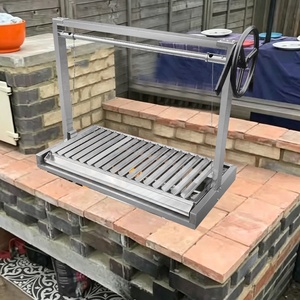 Parrilla Argentina Santa María de Altura Ajustable, Parrilla <span class=keywords><strong>Gaucho</strong></span> Asado a Carbón, Parrilla para Barbacoa Integrada en Ladrillo para Cocina Exterior - Product Image 4