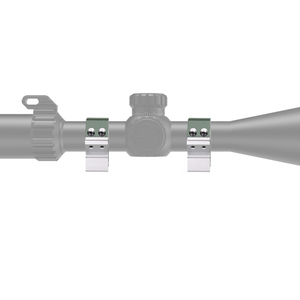 Anneaux de montage BANGBANG - Anneaux de montage compatibles avec tube de 30 mm, fixation à double vis, hauteur de 1 pouce (argent) - Product Image 6