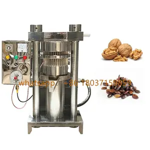 Presse à huile hydraulique pour huile de sésame de tournesol de cacao de liqueur de beurre pressage à froid machine d'extraction d'huile hydraulique