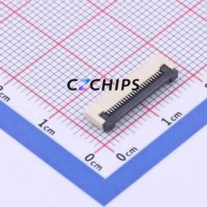 FPC-0.5FX-24PWBH20 FFC/FPC Connector SMD,P=0.5mm Connector Flip Cover Type Bottom Contact 24P 0.5mm - Product Image 1