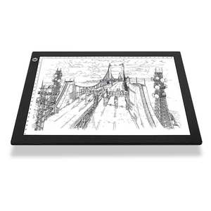 hot Ultra Slim LED Drawing Light Box Pad A4 tracing copy board