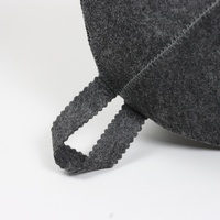 Koninklijk Blauwe Ecologische Gerecycleerde Vilt Saunamuts Groothandel Aangepaste Logo Fabriek Direct Stoom Spa Badmuts