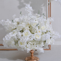 Centros de Mesa con Flores de Cerezo para Salón de Exposiciones, Decoración para Fiestas, Flores Decorativas para Bodas, Decoración de Fondo para Escenarios