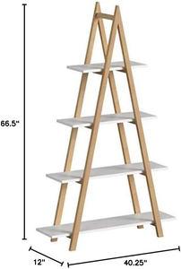 Estantería de Madera para Niños, Diseño Clásico Multifuncional de Cuatro Niveles, Tamaño y Forma Personalizables - Product Image 5