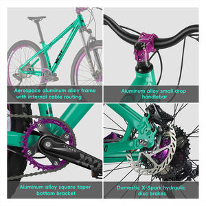 WEST BIKING Vélo VTT Dirt Jump 27,5 Pouces en Alliage d'Aluminium Léger, Vélo de Montagne Tendance Facile à Contrôler, BMX Portable et Durable - Product Image 5