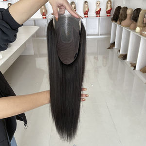 Toupee de Cabello Humano Natural Negro 8x10 con Frente de Encaje, Alta Calidad en Stock, Línea de Cabello Invisible, Piezas de Cabello para Mujer, Topper - Product Image 6