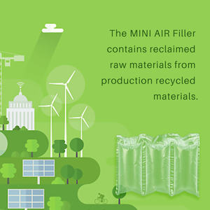 ฟิล์มหมอนเป่าลมแบบม้วนกันน้ำสำหรับบรรจุภัณฑ์ป้องกันเบาะอากาศหมอนเป่าลม100% รีไซเคิลระดับมืออาชีพ - Product Image 3