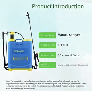 เครื่องพ่นสเปรย์ด้วยตนเอง16L ฉีดพ่นด้วยสเปรย์ฆ่าเชื้อโรคเครื่องพ่นสารเคมีสนามหญ้า - Product Image 5