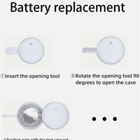 Localizador Inteligente en Oferta, Compatible con Apple Find My, Dispositivo Antipérdida, Localizador de Llaves y Maletas, Resistente al Agua IPX6