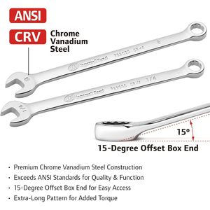 Juego de Herramientas Mecánicas Ingersoll Rand de 205 Piezas, SAE y Métricas, con Enchufe de 1/2 Pulgada, Acero al Cromo Vanadio, Kit de Reparación Automotriz - Product Image 5