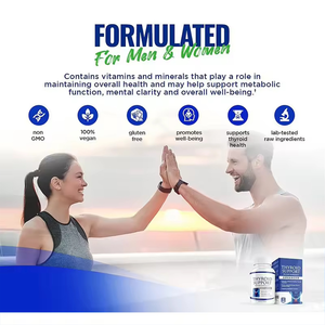 Capsules de soutien de la thyroïde pour adultes OEM, 60 unités, soutien immunitaire avec Ashwagandha, à base de plantes naturelles, végétaliennes, <span class=keywords><strong>en</strong></span> promotion - Product Image 4