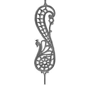 Rampe d'escalier en fer robuste, main courante de balcon en aluminium antirouille, moderne et luxueuse, pour bureau et villa, sans cadre, fixation au sol - Product Image 1