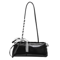 Sac à bandoulière en cuir PU souple de style bohème vintage grande capacité pour femme, sacoche portable à porter sous le bras