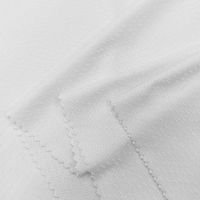 Tissu jacquard de haute qualité 100% polyester 180GSM, tricoté, résistant aux taches, respirant, pour vêtements de sport.