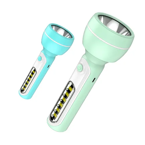 2022 Goedkope Led Plastic Zaklamp Aangedreven Plastic Torch Cool Led Zaklampen Zaklampen