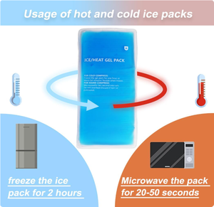Pak es Gel untuk pemulihan cedera kompres dingin pereda nyeri peradangan sakit kepala Dual-Use paket panas & dingin - Product Image 3