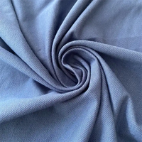 Tela de mezclilla de sarga de punto elástico de algodón y Spandex de poliéster de alta calidad para jeans