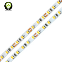 Bande LED flexible USB NFC étroite de 5mm 2835 168LED/M profil en Al mince assorti 10m Tube en silicone néon cuivre sans chute de tension