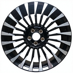 Ruedas Forjadas de Alta Calidad 5X114.3, Negras Mecanizadas con Diseño Cóncavo Profundo, Aptas para Modificación de Vehículos Originales - Product Image 1