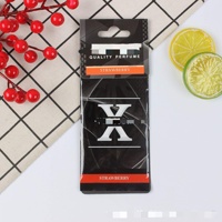 Désodorisant de voiture en papier de luxe Famous X, portable, avec logo personnalisé, parfums longue durée, désodorisant à la rose