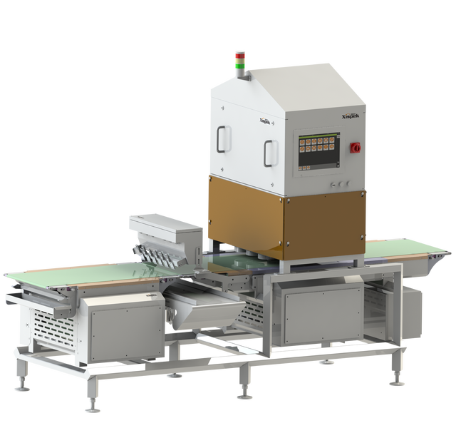 High-precision CCD Industrial Camera Visual Optical Inspection System Cookie Biscuits Inspector Shape Tilted Crack Inverted