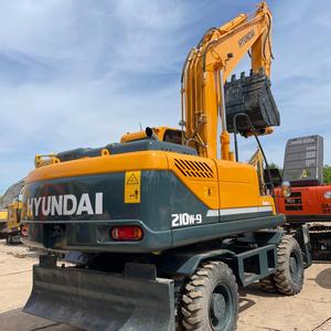 รถขุดล้อยี่ห้อฮุนได รุ่น 210W-9 ขนาด 21 ตัน มือสอง สภาพดี ขายดี สำหรับงานก่อสร้าง  ขายในเซี่ยงไฮ้ - Product Image 1