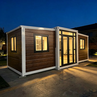 Casa Contenedor Prefabricada Desmontable y Expandible de 10-40 pies a Precio Mayorista, Resistente a la Humedad, Cabina Plegable de 2 Dormitorios