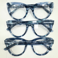 Déstockage Prix bas Haute qualité Cadres optiques en acétate épais Cadres de lunettes en acétate surdimensionnés Vente de liquidation pour unisexe