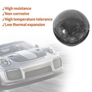 Carbon Fiber <b>Shift</b> <b>Knob</b> SFN096 Ergonomic Round Gear Shifter For Car Modification - Product Image 3