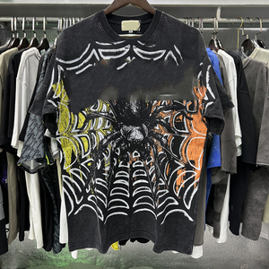 New Designer Top Quality Heavy HipHop Short Sleeved MAJESTIKES <b>T</b>-<b>shirt</b> Distressed Wash <b>Sequin</b> Patches Brand <b>T</b>-<b>shirts</b> for <b>Men</b> - Product Image 6