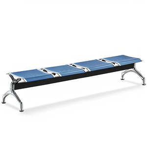 Chaises d'attente sans accoudoirs pour aéroport, hôpital, bureau, salon de beauté, salon de coiffure, salon de manucure, en métal - Product Image 1