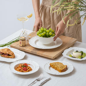 <span class=keywords><strong>Vaisselle</strong></span> en céramique de style médiéval, haut niveau d'apparence, style de la cour anglaise, assiette à <span class=keywords><strong>petit</strong></span> <span class=keywords><strong>déjeuner</strong></span> - Product Image 6