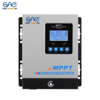 Contrôleur de charge solaire MPPT 30A 40A 80A, charge en 3 étapes, maximise l'efficacité solaire, batteries 12V/24V/48V, systèmes d'énergie solaire