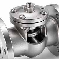 Vanne anti-retour à battant H44W CF8 Classe 150 NPT BSP pour l'industrie pétrolière et gazière, vanne de pipeline industrielle pour l'huile et le gaz
