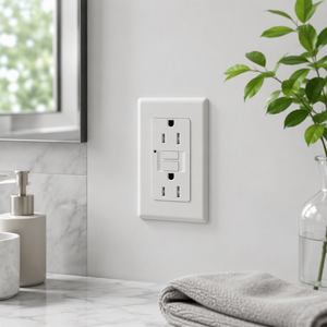 Receptáculo GFCI BAREP 15A 125V TR WR con Certificación UL-94 V-2, Autoprueba Automática con Alerta LED para Baños y Ubicaciones Exteriores Húmedas - Product Image 3