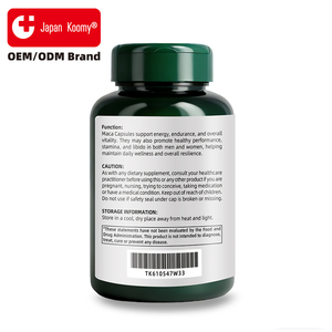 Suplemento Nutracéutico de Extractos de Maca 3200 mg 120 Cápsulas Apoyo Energético para Mujeres y Hombres Cápsulas de Maca - Product Image 4