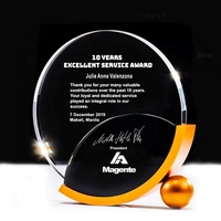 Médaillon créatif en cristal personnalisé, plaque d'adresse, utilisé par les clients, en métal