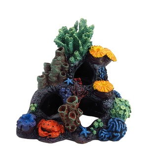 Colorful Simulation Resin Coral Reef Decoration, Realistic Artificial Coral Ornament for <strong>Small</strong> <strong>Fish</strong> <strong>Tank</strong> - Product Image 4