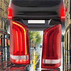Nouveaux feux arrière LED gauche/droite haute étanchéité avec lentille rouge pour Vito W447 12V Garantie 1 an - Product Image 2
