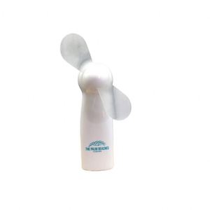 Ventilateur électronique en plastique à LED avec logo personnalisé, idéal pour les événements estivaux, mariages, cadeaux, souvenirs, avec batterie rechargeable - Product Image 5