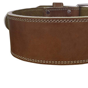 Cinturón de Piel de Oveja Ajustable Resistente con Logotipo Personalizado, Antideslizante, Transpirable, de Alta Calidad, Protección Profesional para Entrenamiento con Pesas - Product Image 5