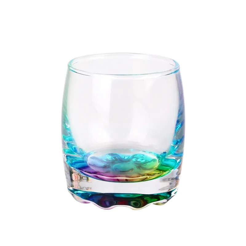 Farbige Schnaps gläser Set,Mini farbige Schnaps gläser Bulk, Tequila Cups kleines Glas