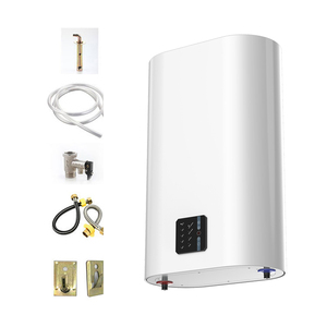 <span class=keywords><strong>Chauffe</strong></span>-<span class=keywords><strong>eau</strong></span> électrique à double réservoir, revêtement émaillé ultra-fin, <span class=keywords><strong>vertical</strong></span>, <span class=keywords><strong>plat</strong></span>, capacité 30L - <span class=keywords><strong>100L</strong></span>, affichage numérique - Product Image 2