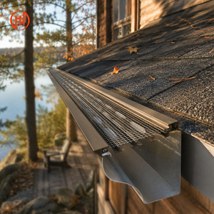 Protection de <span class=keywords><strong>Gouttière</strong></span> en Alliage d'Aluminium Metalleaf Guard pour Système de Drainage Résidentiel et Toiture Anti-Corrosion <span class=keywords><strong>Installation</strong></span> Facile - Product Image 4