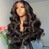 Perruques HD dentelle frontale perruques cheveux humains brut indien Hd dentelle perruques vierge vague de corps dentelle avant perruque pour les femmes noires
