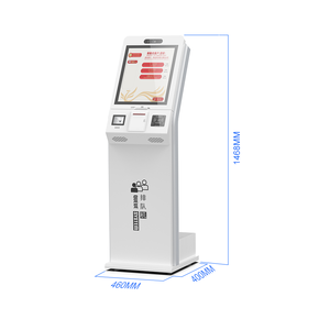 Banka, hükümet ve kamu hizmeti salonu, kuyruklama yönetim sistemi için dokunmatik ekranlı 19 inç bağımsız kuyruk kiosku - Product Image 4